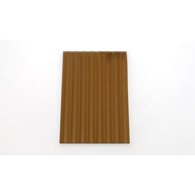 3mm 4mm 5mm vetro colorato a disegno personalizzato marrone vetro in rilievo vetro di sicurezza vetro singolo rotolo