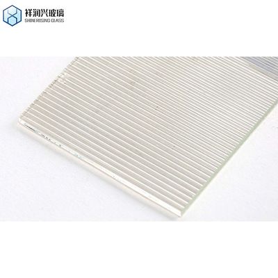 Flat Polished Edge Work Vetro laminato Fence Pattern Vetro a nervatura 6mm 8mm 10mm 12mm