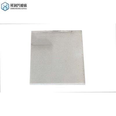 4mm 5mm 6mm vetro a disegno a colori chiari/vetro a disegno tessuto Flat polished edge work