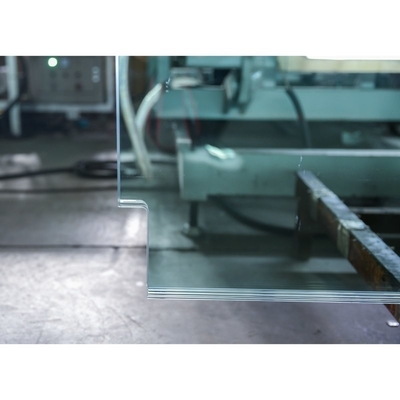 10 mm Single Tempered Glass Balcony Manubri in acciaio inossidabile e ringhiera di vetro personalizzazione