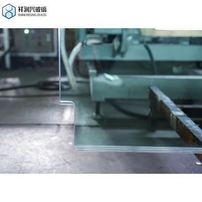 10 mm 12 mm Chiara porta della doccia di sicurezza curva Temperato vetro calore immerso vetro trattato