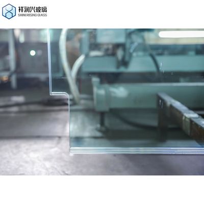 10 mm 12 mm Chiara porta della doccia di sicurezza curva Temperato vetro calore immerso vetro trattato