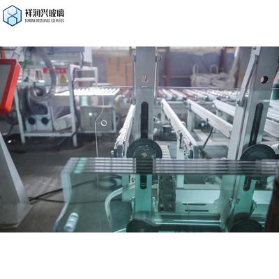 10 mm 12 mm Chiara porta della doccia di sicurezza curva Temperato vetro calore immerso vetro trattato