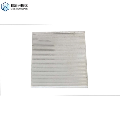 Vetro per porta doccia temperato e stratificato con modello rosso personalizzato con certificato CE