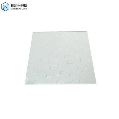 Vetro trasparente a modello Flora 3mm 4mm 5mm per finestra del bagno da Chinhilla Glasschina
