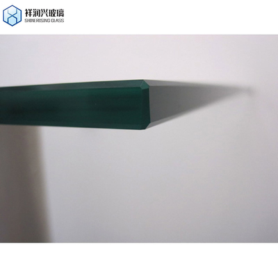 8 mm vetro temperato piatto per la personalizzazione e fabbricante di impianti di costruzione a beveled personalizzato