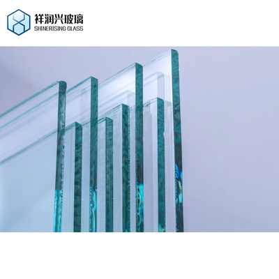 Flat Tempered Fluted Texture Patterned Transparency Chiaro vetro decorativo di sicurezza