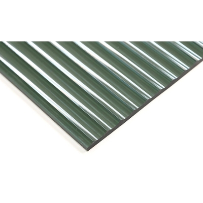 Vetro temperato a forma di modello grigio lucente/vetro artistico con certificato ISO