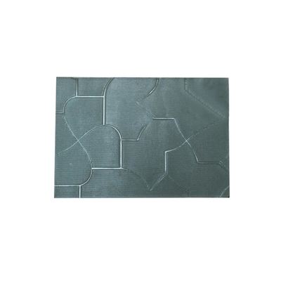 Vetro temperato a forma di modello grigio lucente/vetro artistico con certificato ISO