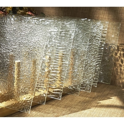 3mm 4mm 5mm Karatachi Building Nashiji Flora Pattern Glass per la decorazione degli interni