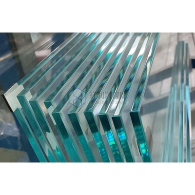 Flat Polished Edge 3mm-25mm cristallino lamina di vetro temperato per progetti architettonici