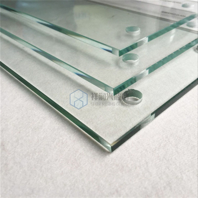 Flat Polished Edge 3mm-25mm cristallino lamina di vetro temperato per progetti architettonici