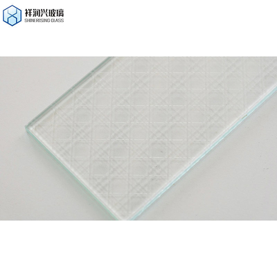 Vetro da bagno in vetro singolo 2024 12mm Tempered Acid Etched Pattern Glass Customized