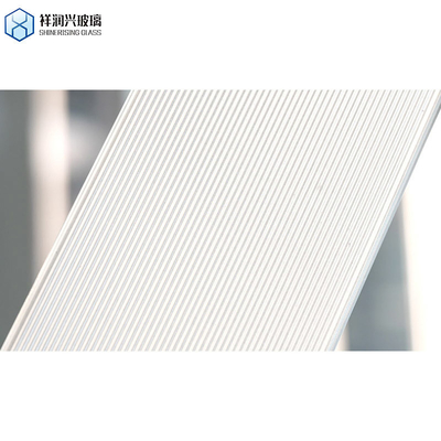 5mm 6mm 8mm Moru Pattern Tempered Fluted Reed Decorative Glass Certified CE e Finish