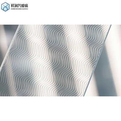 Vetro temperato a modello cablato certificato ISO per porta doccia/finestra/finestra laminata sotto vuoto