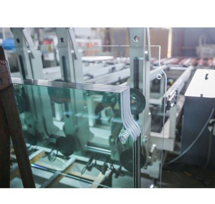 Vetro laminato temperato 12,76 mm Euro Grigio Tintato per vetro grande