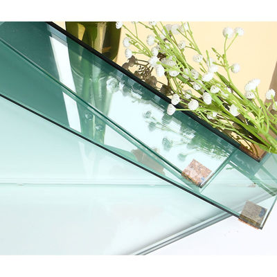 Vetro singolo con filo/vetro decorativo/vetro da bagno spessore 8 mm vetro temperato ultra trasparente