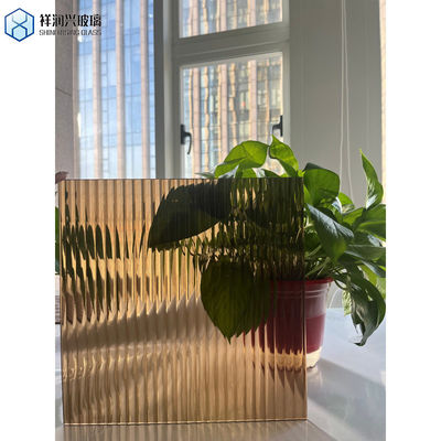 All'aperto 4mm 5mm 6mm Bronzo Fiore di Maggio Vetro con disegni con grandezza opzionale Single Roll