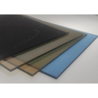 Flatness Articolo conforme Curvo Tensilato Chiaro Frostato Temperato Vetro per Bagno