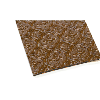 Struttura solida Large Sheet 6mm 8mm Tempered Bronze Tinted Mirror Glass per la costruzione