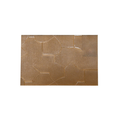 Bronzo Blu Verde Chiaro Decorativo Fluted Patterned Glass per progetti di architettura