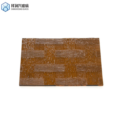 Modello di Punti di Pioggia Stile Single Roll Chiaro Bronzo Karatachi Nashiji Moru Flora Vetro