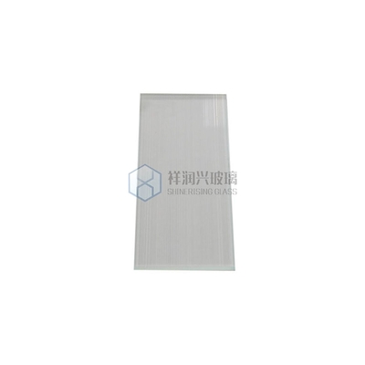 Vetro decorativo temperato ribbed Reeded Wave Fluted su misura per il pannello di vetro a modello