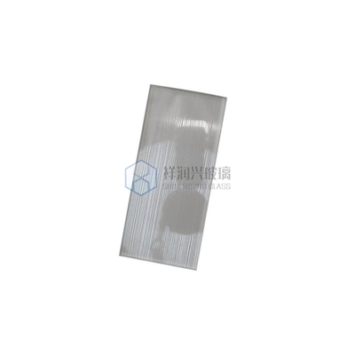 Vetro decorativo temperato ribbed Reeded Wave Fluted su misura per il pannello di vetro a modello