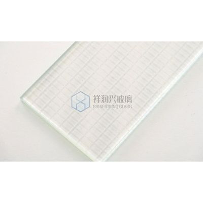 Colorato tessuto intaglio arte vetro muro decorativo con bordo e strati lucidati piatti