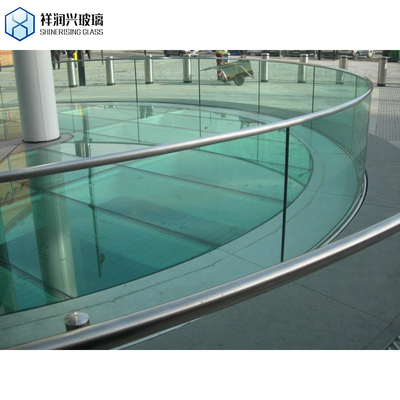 Pannello di vetro temperato piatto da 12 mm per recinzioni di piscina