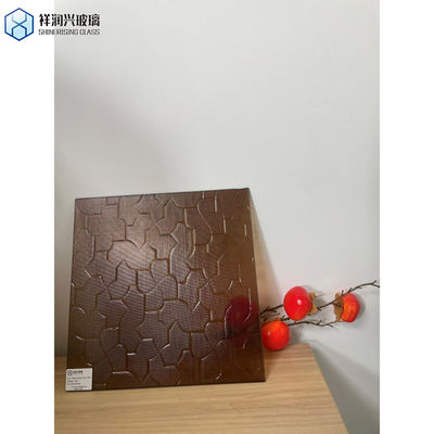 Customization Gradient Glass Laminated Tempered Colored Glass per porta di edificio commerciale