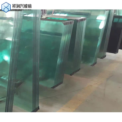 Pannelli di vetro temperato trasparente a 10 mm personalizzati per ponti Materiale da costruzione resistente al calore
