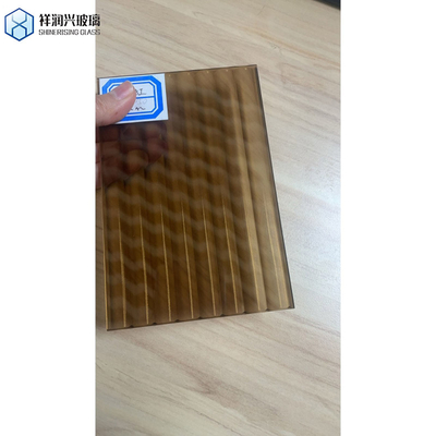 5mm 8mm 10mm vetro a nervatura rinforzato personalizzato per le vostre specifiche per l'architettura