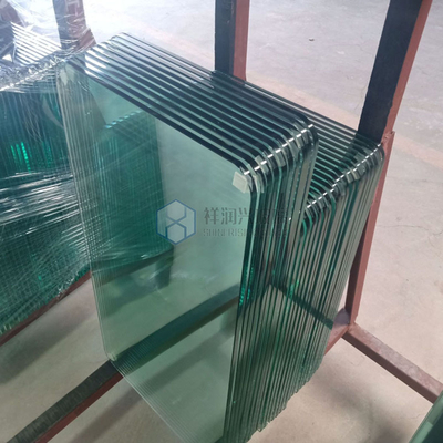 Prodotto principale Vetro a modello spessore 12 mm di sicurezza balaustra lucidata vetro rinforzato