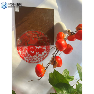 Vetro temperato a forma d'acqua 4 mm ultra trasparente con bordatura levigata piatta