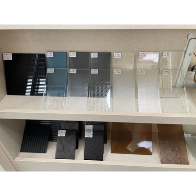 Vetro colorato impermeabile per finestre a figura spessa e pareti divisorie personalizzate