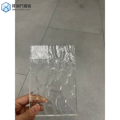 4mm Moru Flora Millenium Wave Diamante Pioggia Acqua Cubo Di Basso Ferro Vetro Modellato Per Decorazione