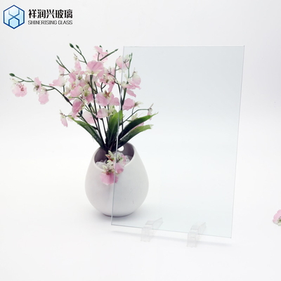 Flat edge and polished edge work 5,5 mm rosa color tinted float glass per la costruzione