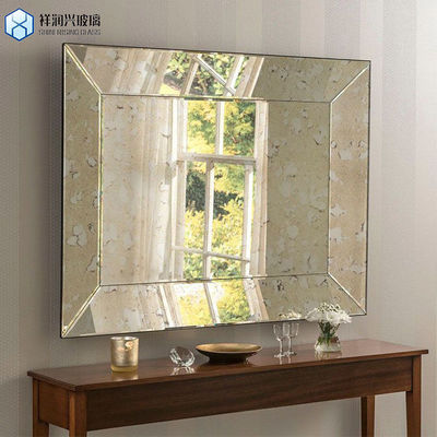 Richiesta personalizzata Flat lucidato bordo specchi decorativi senza telaio