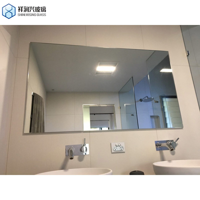 1.8mm 2mm 2.5mm 3mm taglio dimensione o dimensione regolare vetro specchio in alluminio per l'interior design