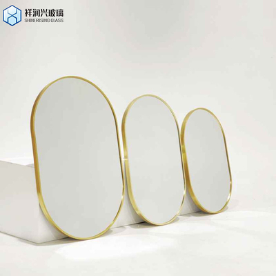 1.8mm 2mm 2.5mm 3mm taglio dimensione o dimensione regolare vetro specchio in alluminio per l'interior design