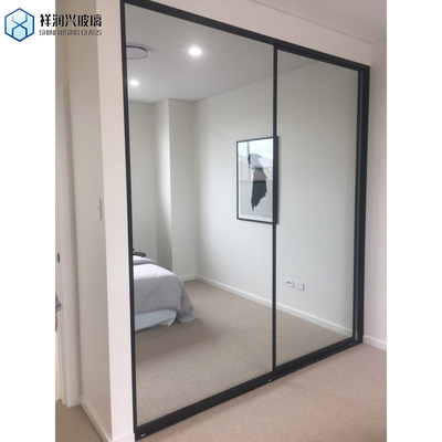 Vetro stratificato in stile semplice 2mm 3mm 4mm 5mm 6mm Specchio murale senza cornice per bagno