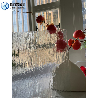 Pannello di vetro a onda Moru a rettile bianco per decorazioni d'arte isolante