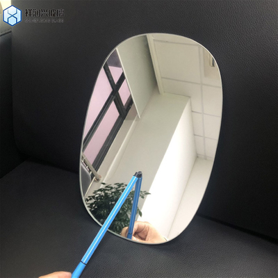 Vetro rotondo specchiato d'argento personalizzato per la fabbricazione di bagni a Qingdao