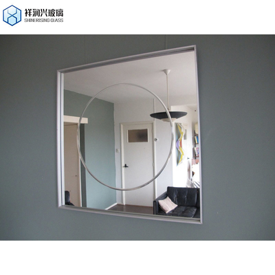 Materiale di telaio di vetro Qingdao 4 mm Spessore Specchio per decorazione sala da ballo Specchio da parete