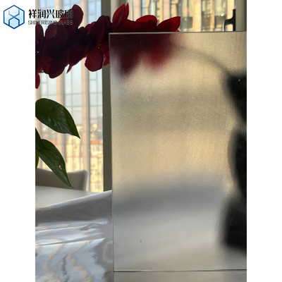 Vetro laminato a figura Temperato Vetro a modello Begonia Vetro in rilievo 10 mm Personalizzato