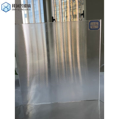 Prodotto principale 5 mm 8 mm 10 mm vetro a nervatura a scanalatura rotonda rinforzata a ferro basso per divisori