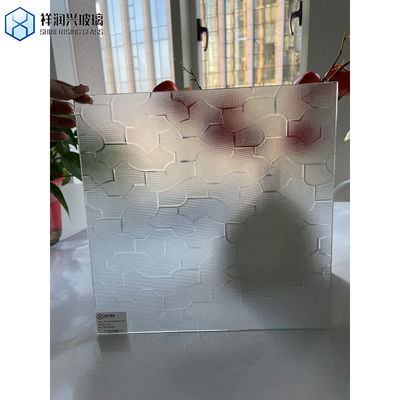 Prodotto principale 5 mm 8 mm 10 mm vetro a nervatura a scanalatura rotonda rinforzata a ferro basso per divisori