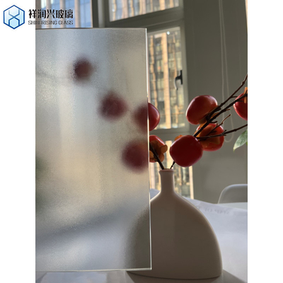 Vetro trasparente a canne con texture vetro temperato per decorazioni di finestre e porte Disegno piatto
