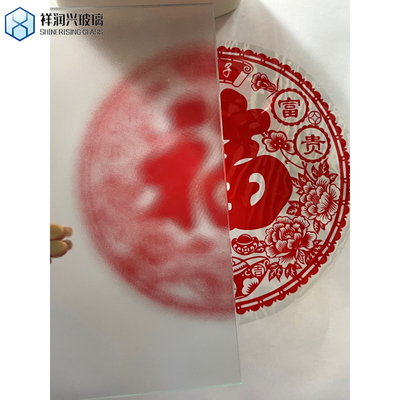 Architettura Fusione decorativa Flat edge lucidato Lavoro personalizzato Vetro temperato
